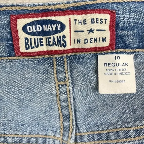 Old Navy Denim Blue Jeans Size 10 Regular EUC - Picture 6 of 6